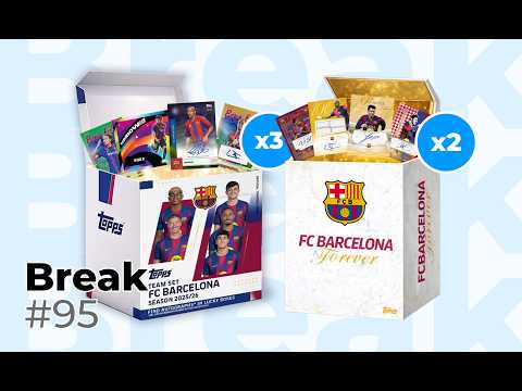 Break #94 #95 #96 Hattrick Premier Leauge & Barcelona Forever/Team Set & Los Blancos Real Madrid