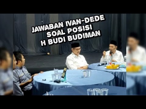 Jawaban Ivan-dede Soal PeranH Budi Budiman