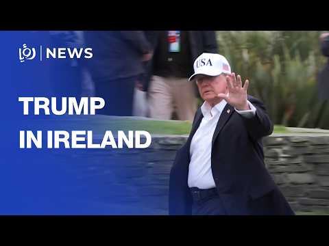 <strong>Trump</strong> attends Irish <strong>open</strong> as two-day Ireland visit draws attention