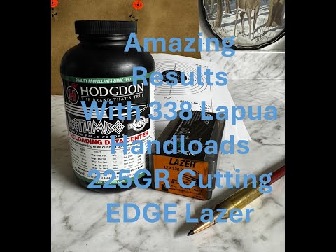 Amazing Results With 338 Lapua Handloads 225GR Cutting EDGE Lazer EP. 2