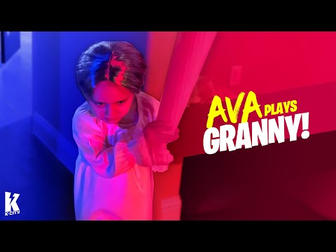 Escape GRANNY in Real Life family game (AVA GOES CRAZY!!) KIDCITY - UCCXyLN2CaDUyuEulSCvqb2w