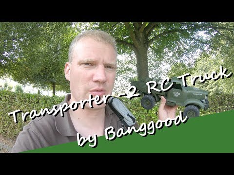 JRC Transporter - 2 / 1:16 4WD RC OFF-Road Military  Truck by Banggood - Review - UCNWVhopT5VjgRdDspxW2IYQ