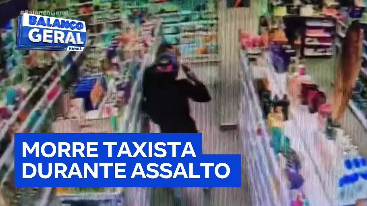 Morre taxista confundido com segurança durante assalto a farmácia em São Paulo  TV Online Morre taxista confundido com segurança durante assalto a farmácia em São Paulo