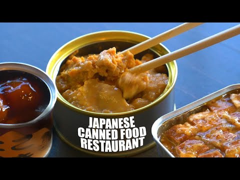 Weird Japanese Canned Food Restaurant ? ONLY in JAPAN