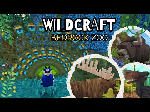 Majestic Peacock 🦚 WildCraft Bedrock Zoo | Ep. 20
