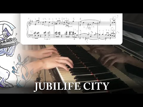 "Jubilife City" (from "Pokémon DPPt") || Piano Cover + Sheets!