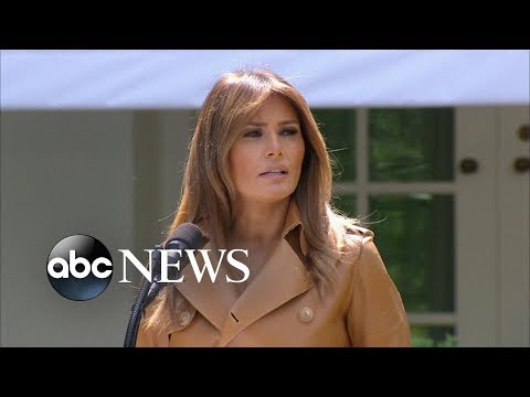 Trump visits first lady in hospital after kidney procedure