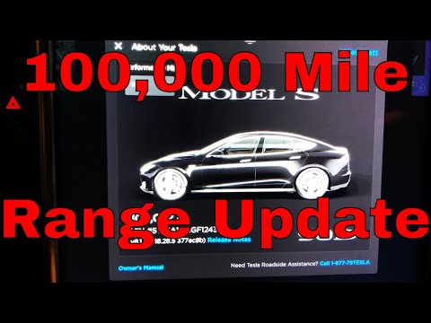 Tesla Model S 90D: Rated Range Degradation 100000 Miles 4 Yr 48Wk Ownership W/Chart