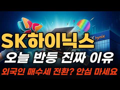 [SK하이닉스 주가전망] 미국 지수 오른 밤 반도체지수는 7일째 하락, 오늘 반등의 진짜 이유