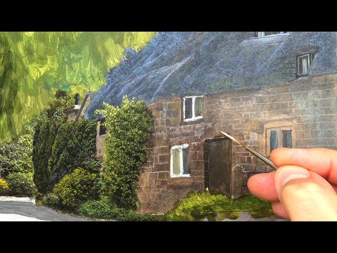 How to Paint a Thatched Cottage | Episode 173