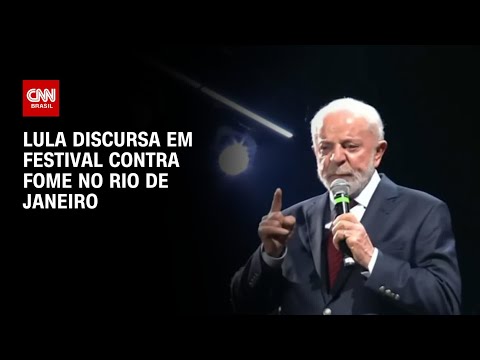 Lula discursa em Festival Contra Fome no Rio de Janeiro | CNN PRIME TIME