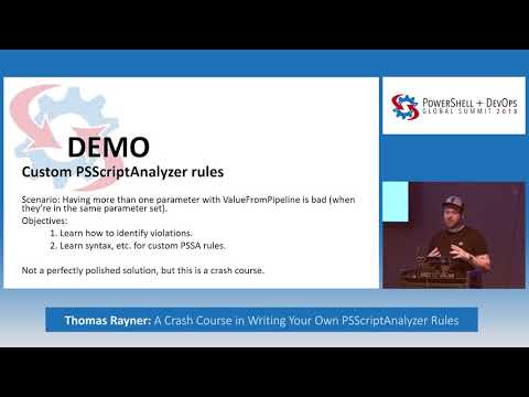 A Crash Course in Writing Your Own PSScriptAnalyzer Rules by Thomas Rayner