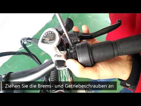 How to install the throttle — German 1907