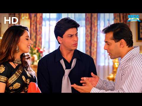 जब Shah Rukh Khan ने Salman Khan को जड़ा थप्पड़ 😱 | Hum Tumhare Hain Sanam | Bollywood Scene
