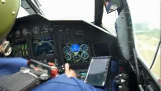 Соло - пилотаж Ка-52 "Аллигатор" съемка с кабины
