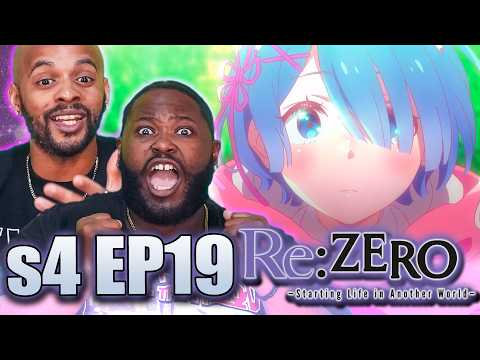WHAT AN ENDING!!👉 Re Zero Episode 19 S4 Reaction
