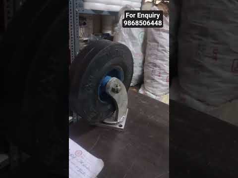 #CasterWheel #TrolleyWheel #HeavyDutyWheel #viral  #HeavyLoadWheel #IndustrialEquipment #MadeInIndia
