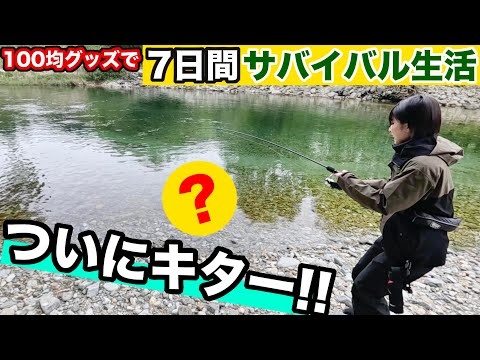 【100均サバイバル#5】3日目、この方法でついに釣れる…！？さらに…！【3日目 朝】