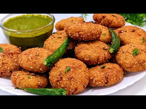 10 मिनट मे बनाये व्रत के लिए एकदम क्रिस्पी और टेस्टी वडे वो भी दो चीजों से | Vrat ki Recipe.