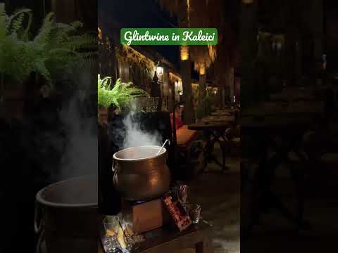 Kaleici, Antalya. Winter glintwine.