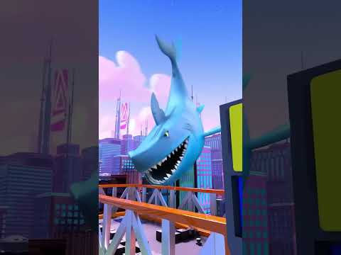 Hot Wheels City's Electromagnetic Shark 🦈 #Shorts