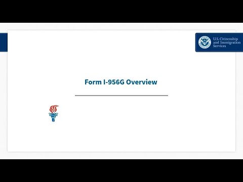 Overview of Form I-956G, Regional Center Annual Statement