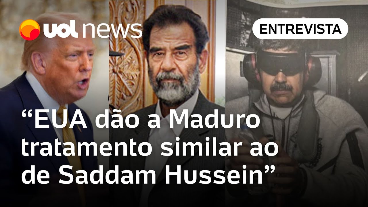 EUA dão a Maduro tratamento similar ao que deram a Saddam Hussein, analisa professor