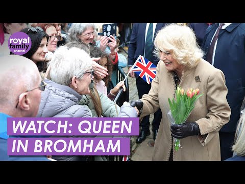 WATCH: The Queen Officially Opens the New Bromham Community Hub in Wiltshire
