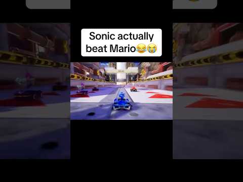 Sonic actually beat Mario 😂😭 RIP Nintendo
