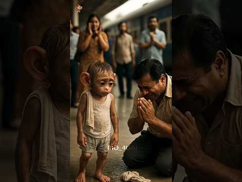 poor baby monkey rio railway station heartouching❤️ story