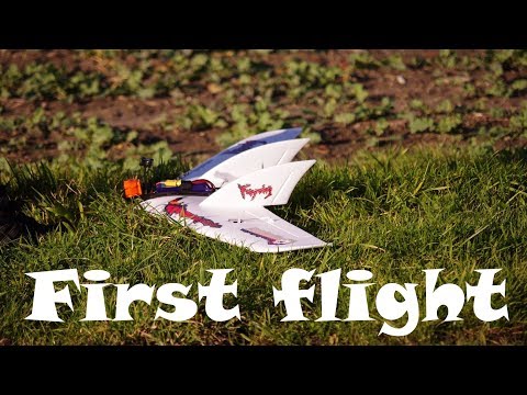 EACHINE FURY FLYING WING - FIRST FLIGHT - PROP UPGRADE - FPV - TBS CROSSFIRE - LONG RANGE - UCbLOqblXNhetJ4mmINDM0Cw