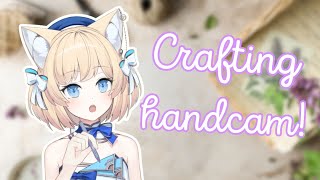【Handcam／手元配信】Attempting.. to craft? Trying out diamond paintings!【Cos
