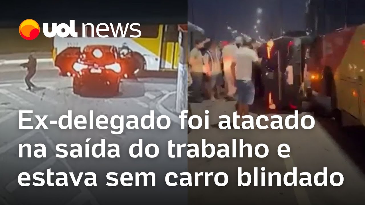 Ex delegado Ruy Ferraz foi atacado ao sair do trabalho e estava sem carro blindado diz prefeito