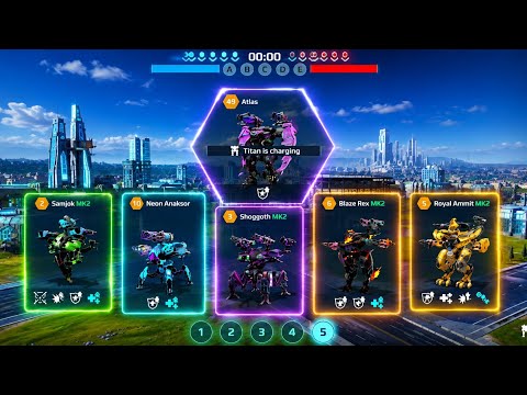 ⚡ War Robots 🔥 Samjok vs Shoggoth + Ammit | Crazy Gameplay & Big Fights