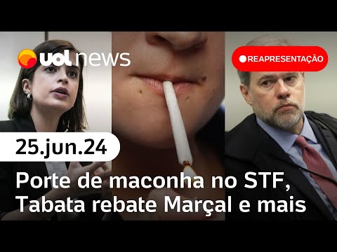 STF decide que não é crime portar maconha para uso pessoal e + notícias | Reapresentação UOL News