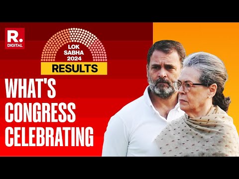 Election 2024: Arnab Analyses Number Of Seats Congress Won, Asks What's There To Celebrate