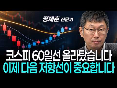 코스피 60일선 올라탔습니다…이제 다음 저항선이 중요합니다