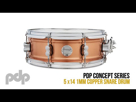 Kirkee B and the PDP 5x14 Concept Series Copper Snare