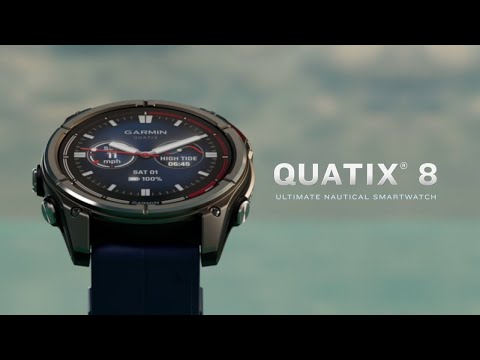 Garmin | quatix 8 | Aukštos klasės laivybos išmanusis laikrodis