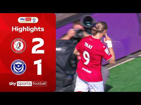 Bristol City pick up first win of the season! ✅ | Bristol City 2-1 Portsmouth
