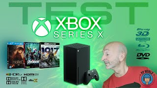 Vido-Test : Xbox Series X : TEST DVD, Blu-ray, 4K, HDR, Dolby Atmos, Dolby Vision, DTS-Audio, Netflix...