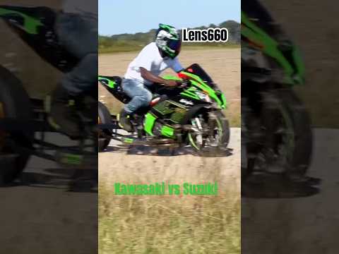 Kawasaki ninja vs suzuki gsxr. #lens660 #ninjazx10r #gsxr1000r #streetstyle #cashdays #mexico
