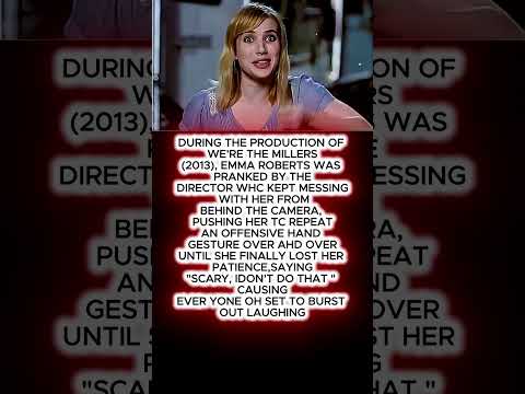 Emma Roberts FINALLY Lost It During This We’re the Millers Prank #shorts