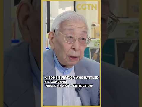 A-bomb survivor who battled six cancers: 'Nuclear war = extinction'