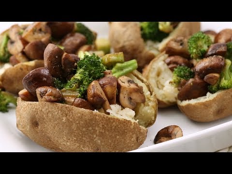Loaded Slow-Cooked Baked Potatoes - Martha Stewart