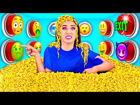 1000 Загадочных Кнопок и Только Одна Тебя Спасет | Потрясающий Творческий Челлендж от TeenTeam