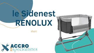 Test Renolux Sidenest : un berceau cododo pliable - Les
