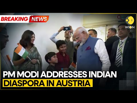 PM Modi's Austria visit: PM Modi addresses Indian diaspora in Vienna | WION Breaking