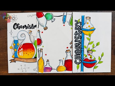 Chemistry Front Page Design for School Project | Chemistry Assignment | Border Design on Paper