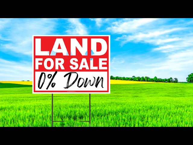How Much Down Payment Do You Need for a Land Loan?